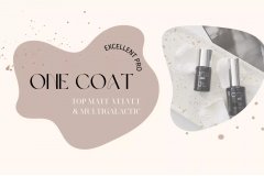 One Coat Top Matt Velvet i Multigalactic Excellent PRO